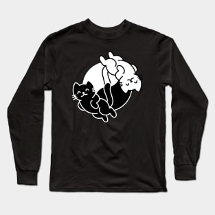 Meow Yin Meow Yang Long Sleeve T-Shirt